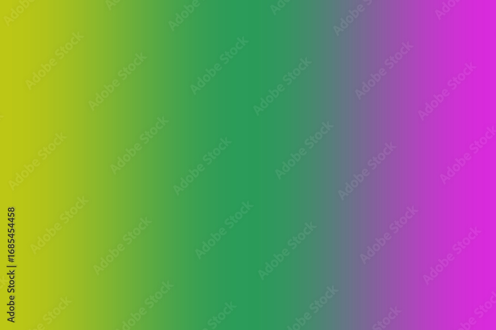 Fototapeta premium A smooth gradient transitioning from bright yellow through green to vibrant pink.