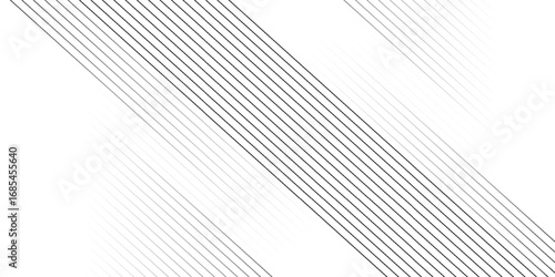 Slant line halftone gradation texture. Fading diagonal stripe gradient background. Black oblique pattern backdrop.