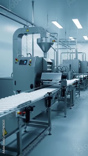 Modern Food Processing Factory Conveyor System