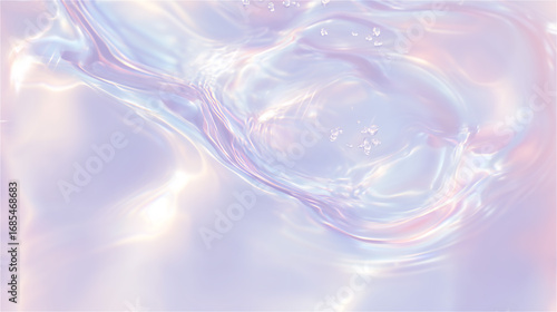 美しい水面の輝きピンクグラデーション背景