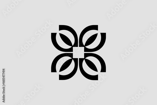 abstract medical cross logo with modern gradient color template premium vector