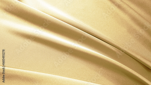 Fényképezés Light pale brown yellow silk satin