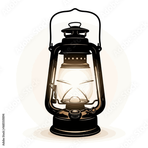 old oil lamp