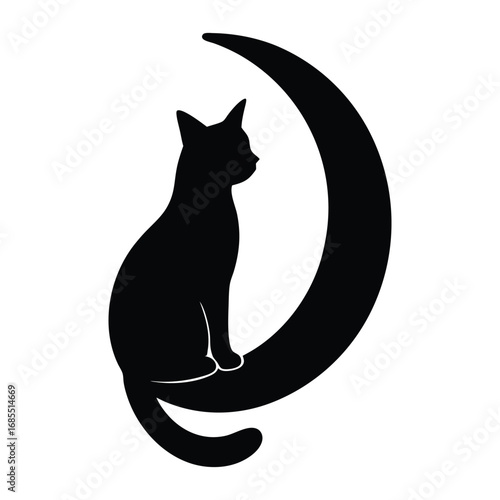 Wallpaper Mural Black Cat Silhouette and Vector Illustration Collection for Halloween, Cute Cartoon and Minimal Design.Black Cat Vector Illustration, Cute Black Cat Clipart, Halloween Black Cat Silhouette. Torontodigital.ca