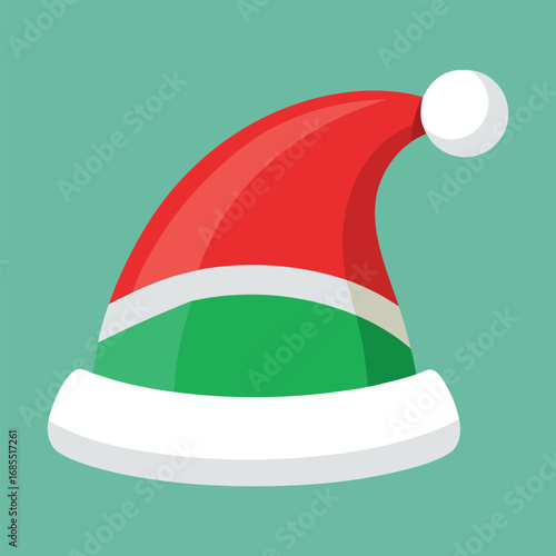 christmas hat logo icon