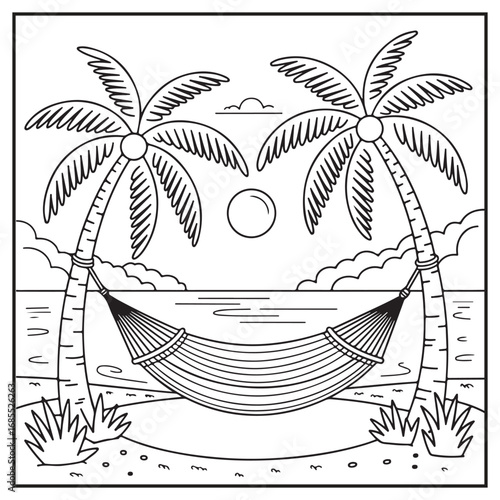 Serene Landscapes Coloring Pages