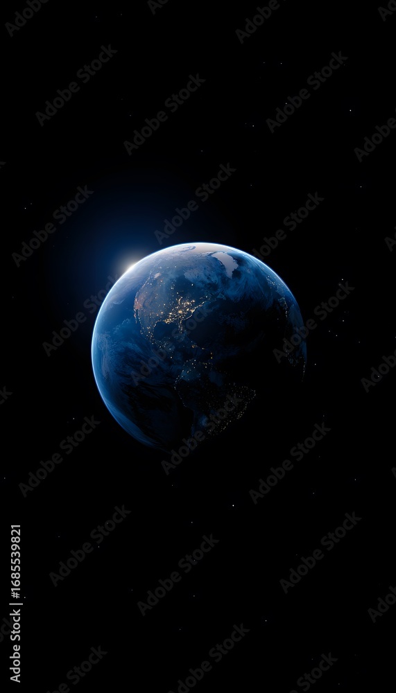 Obraz premium Planet Earth in Space