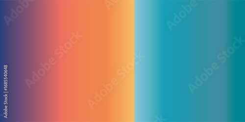 Vertical Gradient Spectrum: Blue Orange and Purple Color Blend.