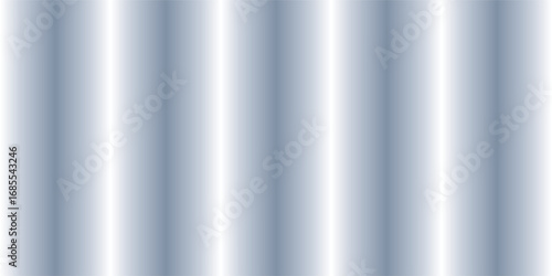 Seamless Silver and Gray Vertical Gradient Stripes Texture.