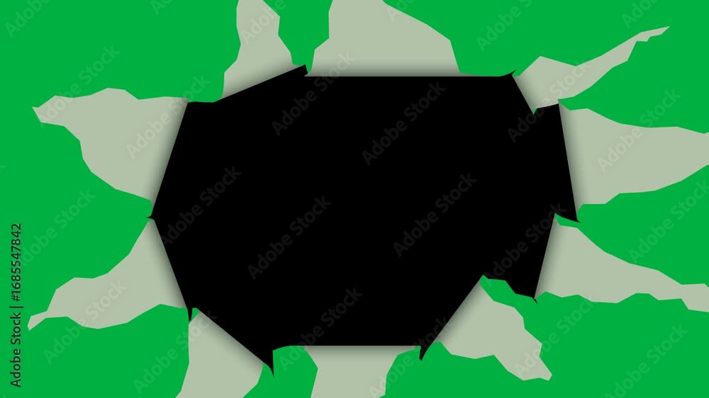 Paper Ripping Animation animated tearing paper from the middle, animation footage video ...