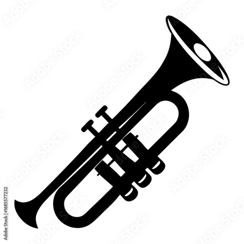 trumpet vector illustration