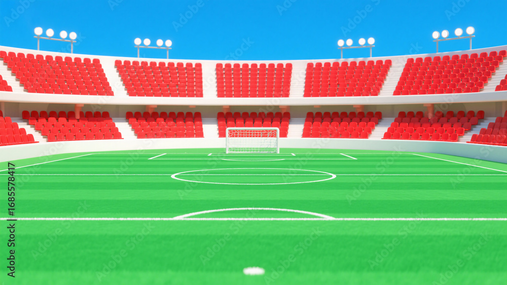 Obraz premium empty stadium seats