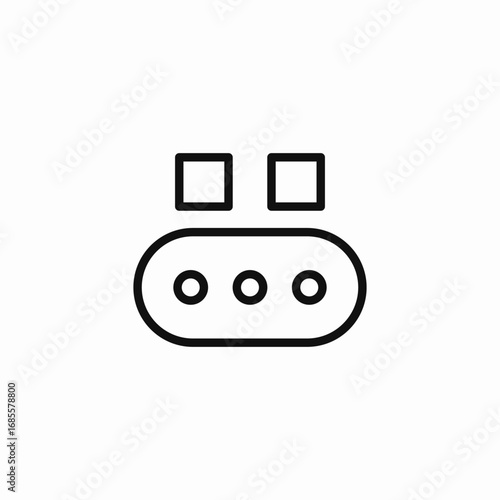 conveyor belt icon icon sign vector