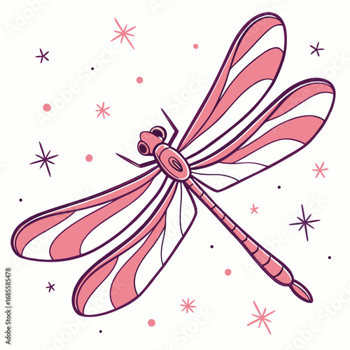 dragonfly vector illustration