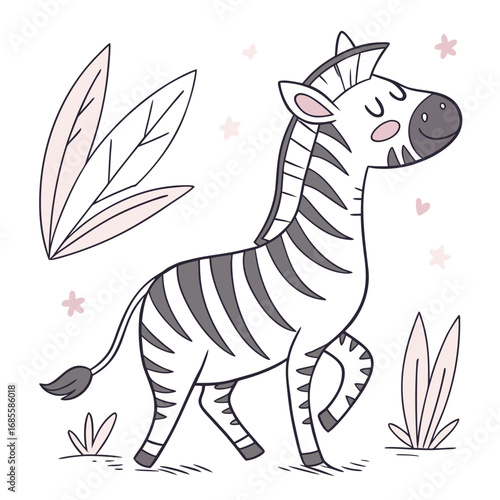 zebra vector illustration