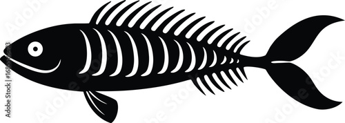 a simple fish skeleton silhouette with balanced pr (1).eps