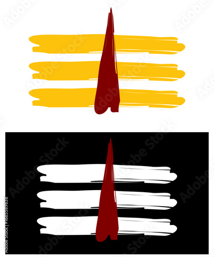 Tripundra Tilak Symbol – Lord Shiva Religious Mark
