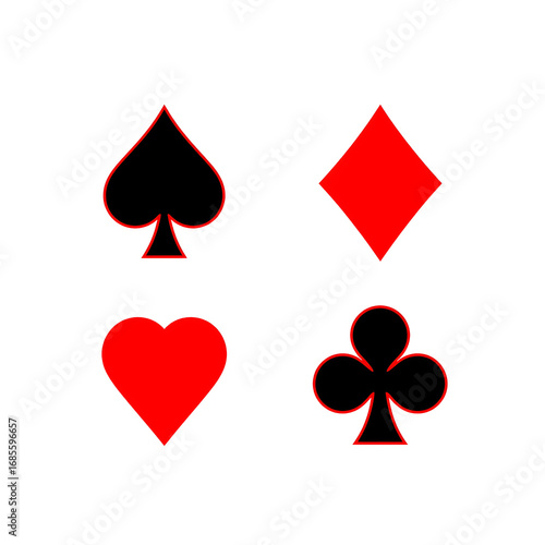 Free Download Spades, Diamonds, Hearts, and Clubs – Poker and Casino Symbols png - GFXLoad