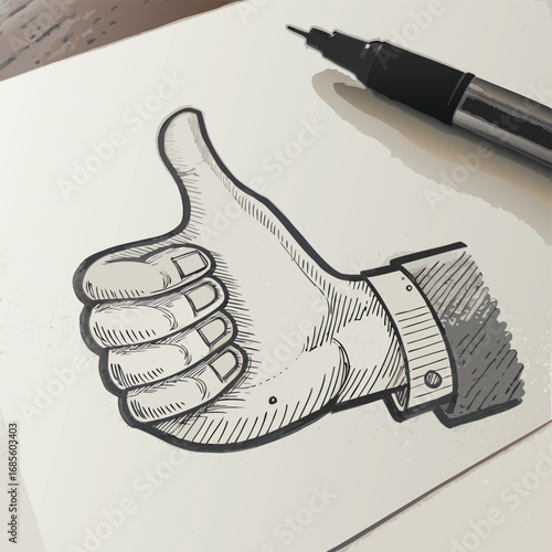 thumbs up and down