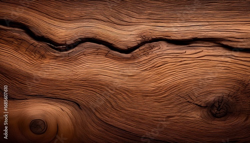 ashen walnut wood texture with cracks for design background and text overlay space