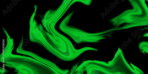 Black, green marble oil ink liquid swirl texture for do ceramic counter dark abstract light background. acrylic hand painted background for design and template.