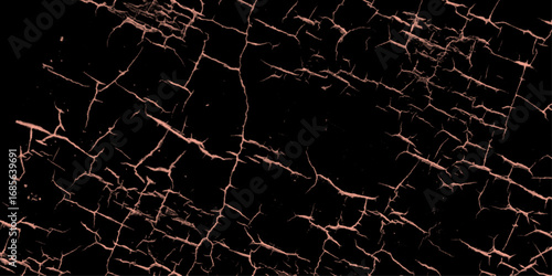 Abstract textured background of brown cracked wall. Vector marble pattern with black and brown cracks Transparent texture.  abstract color design is light with gradient background.