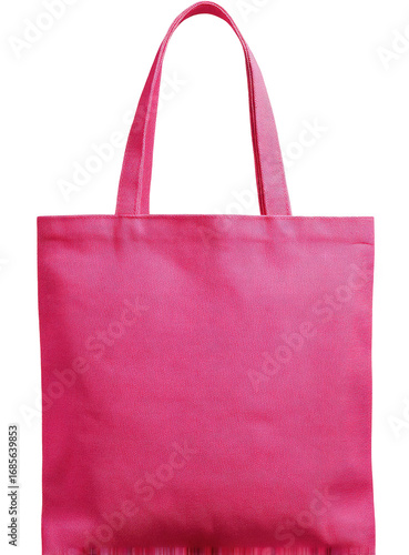 Vibrant pink tote bag