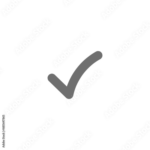 Check mark icon. Check mark vector. Checkbox sign checked. Approved symbol. Isolated v check mark icon. modern simple, Editable.