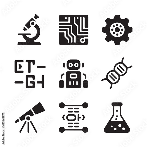 vector illustration of laboratory equipment