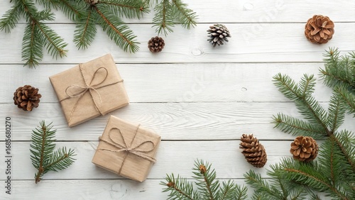 Rustic Christmas Flatlay Pi...