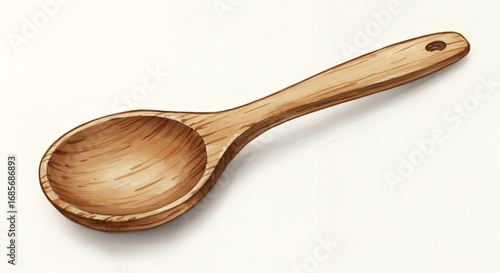 Wooden ladle