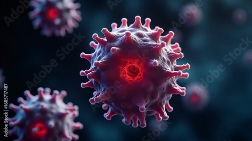 3D Coronavirus Visualization – Detailed SARS-CoV-2 Spike Structure in High Resolution
