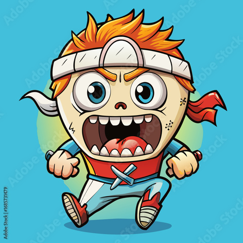 funny cartoon zombie