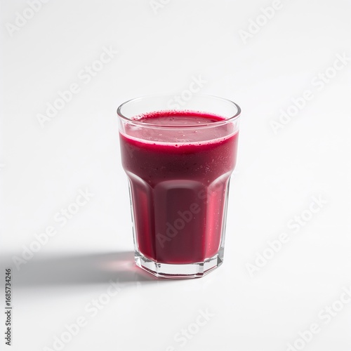 Wallpaper Mural Beetroot juice glass isolated on white background Torontodigital.ca