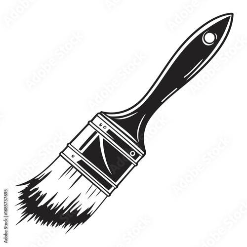 paint brush vector illustration