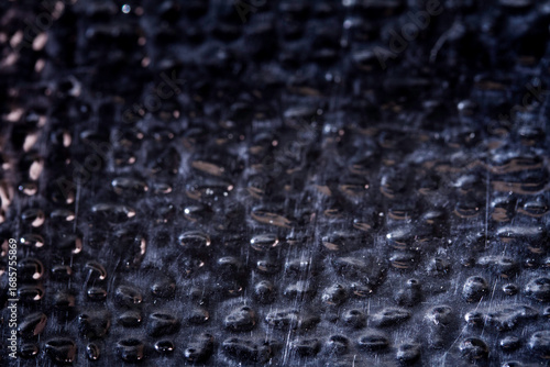 Textura abstracta azul con relieve y patrón irregular