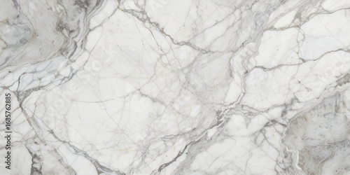 Panoramic white Carrera stone marble texture background. White and grey floor ceramic counter texture stone slab smooth tile background.	
