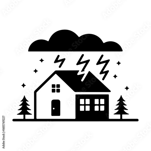 HIGT RESOLUTION VIEW HOUSE INSURANCE SYMBOL