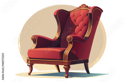 Mystical Armchair That Grants Wishes in an Enchanted Room Setting