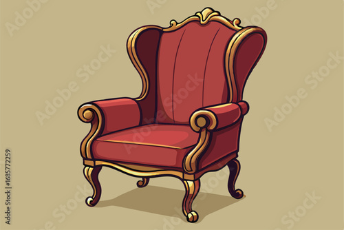 Mystical Armchair That Grants Wishes in an Enchanted Room Setting