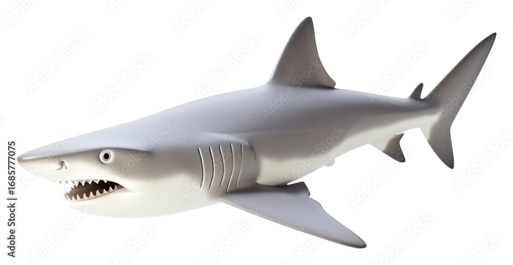 Naklejka premium PNG Minimal shark animal fish