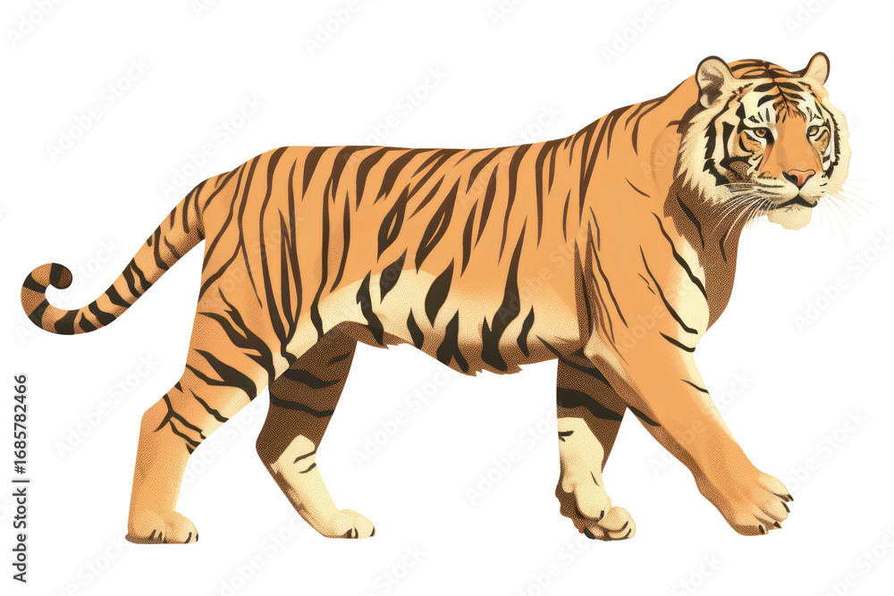 Obraz premium PNG Tiger wildlife tiger animal.