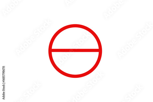 Red circle with a horizontal red bar Free Download Red circle with a horizontal red bar - GFXLoad