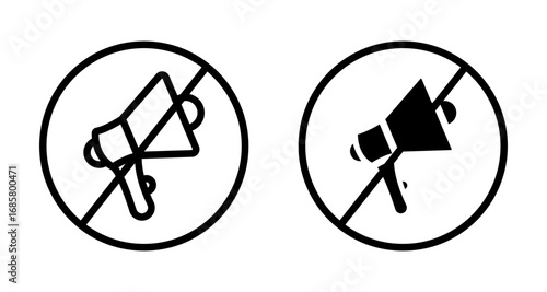 Fake news icons set in black and blue colors on white background