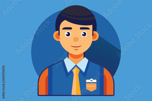 Professional young man in a formal outfit with a friendly expression