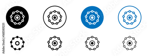 Antioxidant rich food icons set in black and blue colors on white background