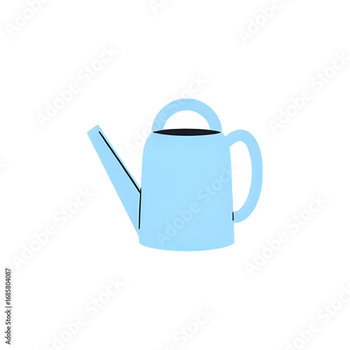 Light Blue Watering Can: Perfect for Gardening Icons & Illustrations