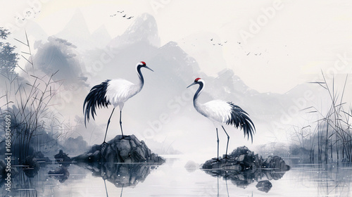 ave, naturaleza, emplumar, inhospitalario, fauna, gruas, animal, pico, coronado