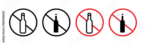 no lactose icons set in black and blue colors on white background
