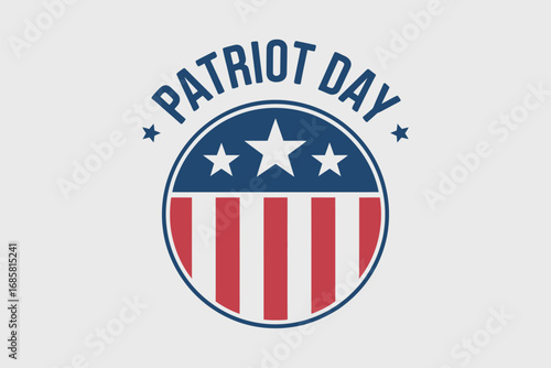 Patriot day stars stripes american flag patriotic symbol badge emblem usa holiday